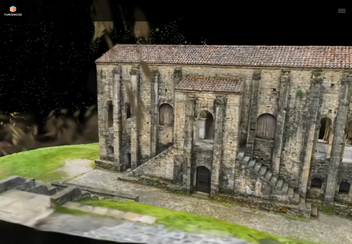Santa Maria del Naranco en 3D, portada de Turismo 3D